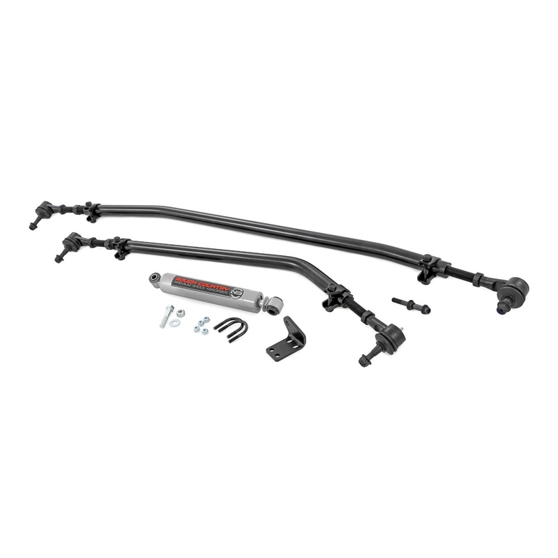 Rough Country | High Steer Kit | w/ N3 Steering Stabilizer | Jeep Gladiator JT/Wrangler JL (18-25) | 10663