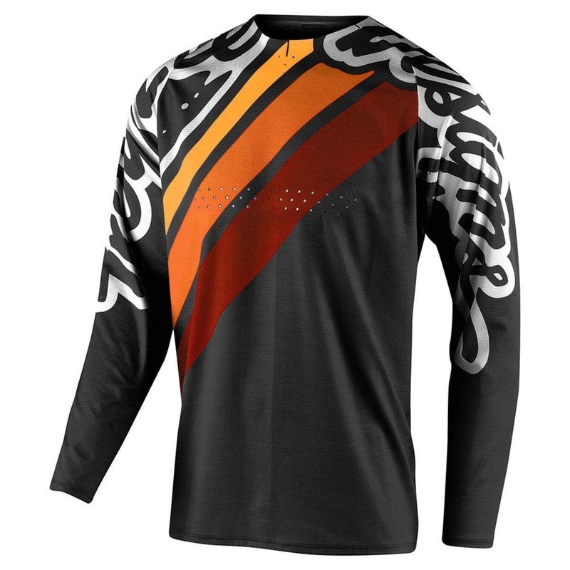 SE Pro Mountain Bike Jersey – Black Black/Red