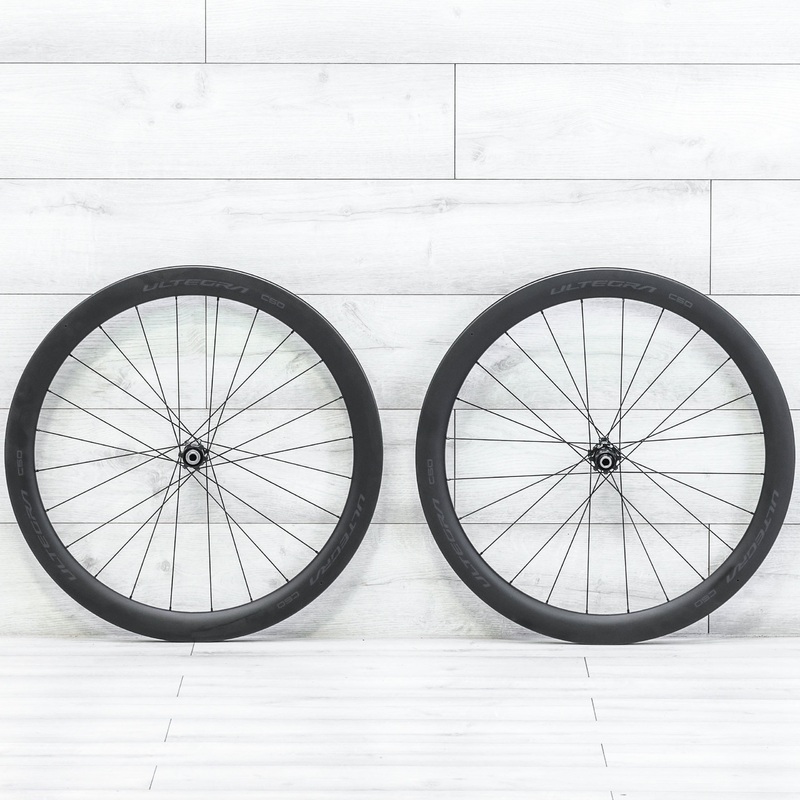 Shimano Ultegra C50 Carbon Disc Wheelset  700c, Tubeless, Center Lock, HG Driver, 11/12-Speed