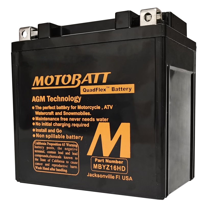 Battery Mbyz16hd Sealed Factory Activated