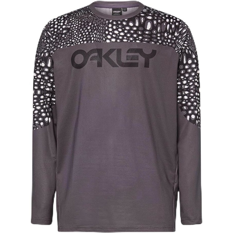 Oakley Maven Coast Long Sleeve Jersey – XL – Distorted Frogskin Black