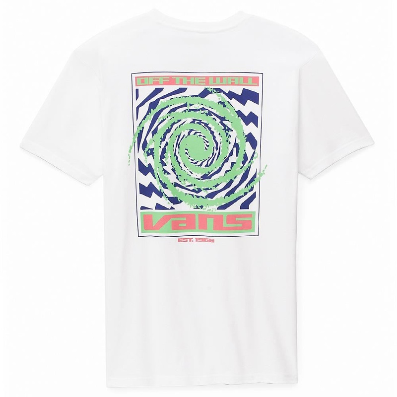 Vans Wormhole Warped T-shirt – White