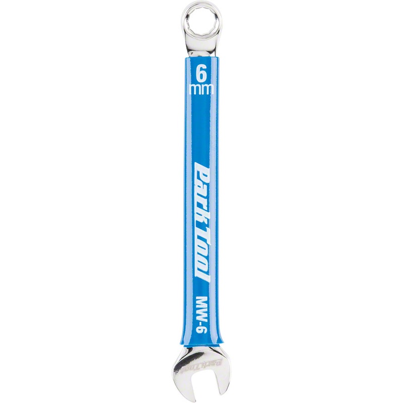 Park Tool MW-6 Metric Wrench, 6mm, Blue/Chrome