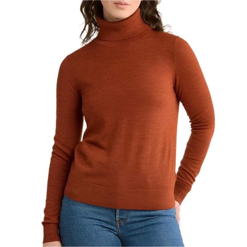Pendleton Women’s Merino Turtleneck – Arabian Spice Heather Arabian Spice Heather