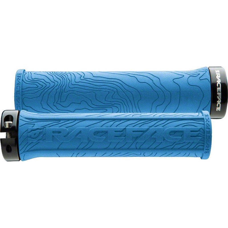RaceFace Half Nelson Grips – Blue Lock-On Blue