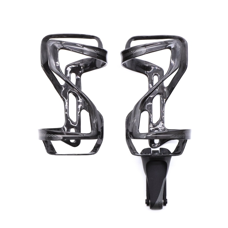 Specialized Zee UD Weave Gloss Carbon Side Load Bottle Cages Pair with EMT Tool – 130g
