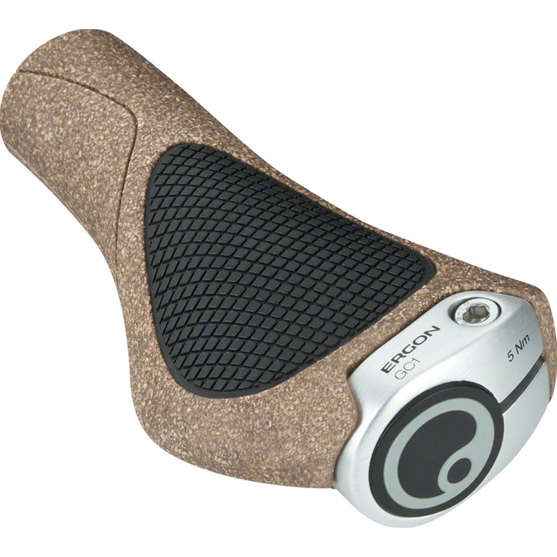 Ergon GC1 BioKork Grips – Lock-On Black/Tan