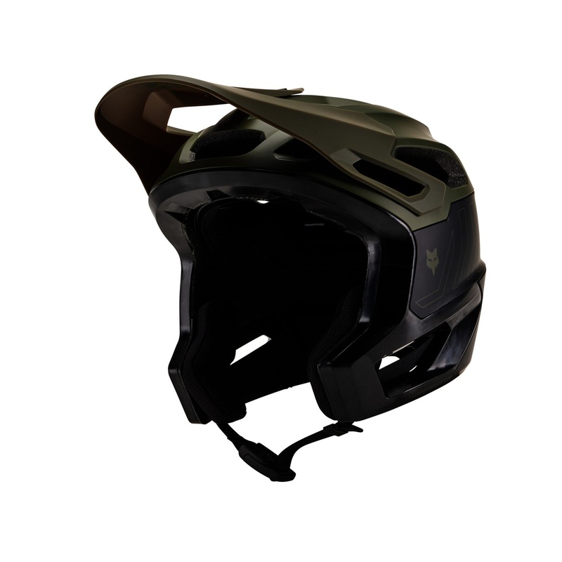Fox Dropframe Pro MIPS Helmet – M – Runn – Olive Green