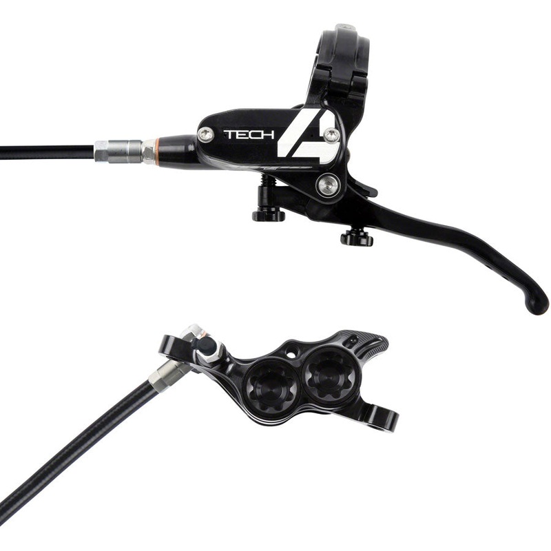 Hope Tech 4 E4 Disc Brake and Lever Set – Front Hydraulic Post Mount Black