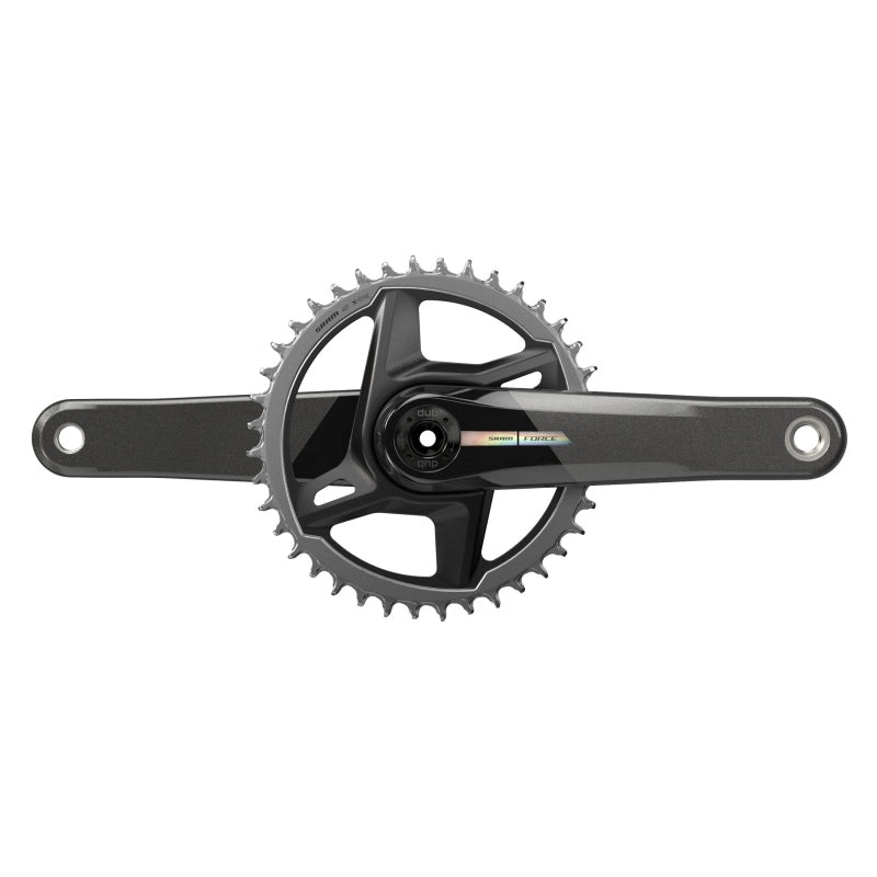 SRAM Force 1 Crankset – 170mm 12-Speed 40t Direct Mount DUB Spindle Interface Iridescent Gray D2