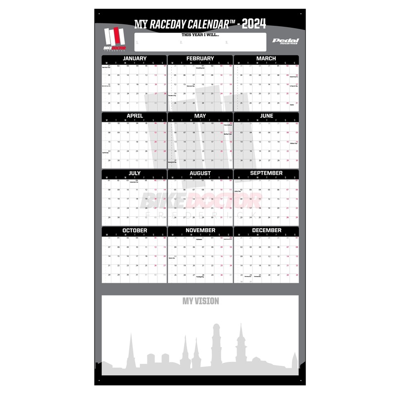 Bike Doctor Frederick 2024 MY RACEDAY CALENDAR