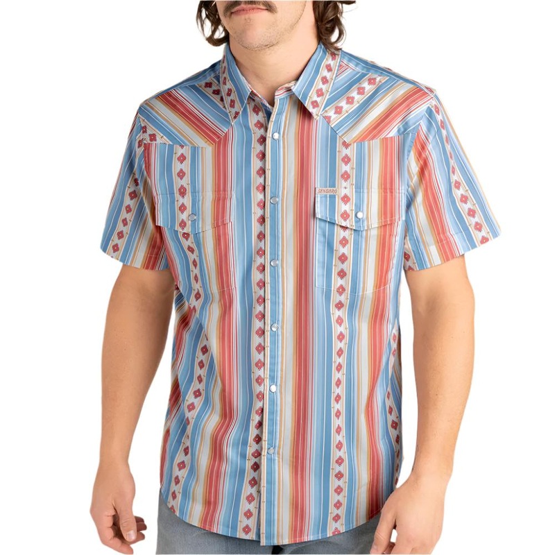 Sendero Provisions Men’s Serape Pearl Snap Shirt