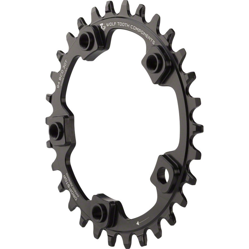 Wolf Tooth 94 BCD Chainring – 32t, 94 BCD, 5-Bolt, Drop-Stop, Black