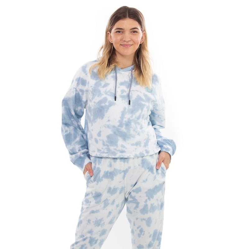 Lyndel – Ladies Hooded Pullover Blue Fog