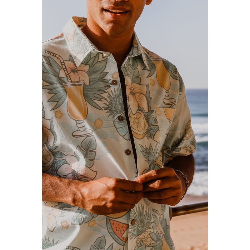 Hogan – Mens Button Up Smiley