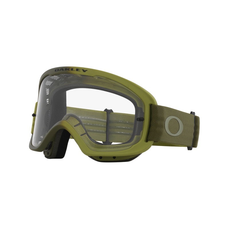 Oakley O Frame 2.0 Pro MTB Goggles – One Size Fits Most – Fern Dark Brush – Dark Grey Lens