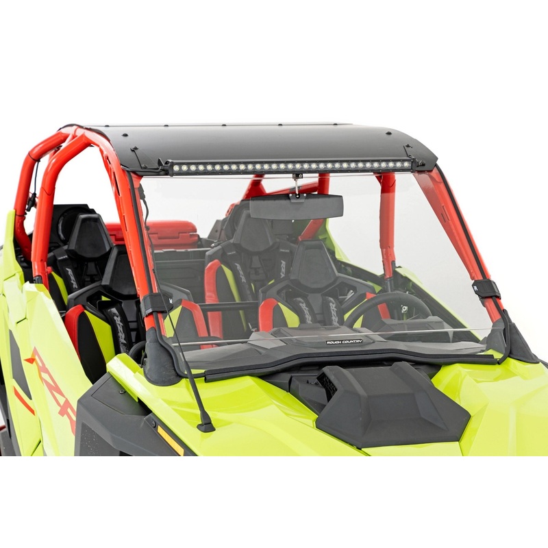 Rough Country | Full Windshield | Scratch Resistant | Polaris RZR Turbo R 4  | 98102210