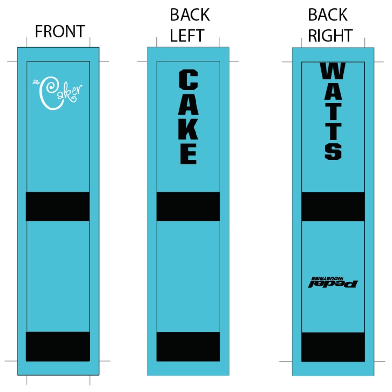 Cake Watts SUBLIMATED SOCK – SHIPS IN ABOUT 4 WEEKS