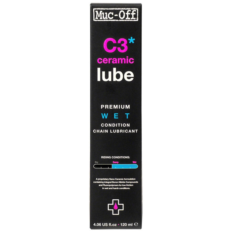 Muc-Off C3 Wet Ceramic Bike Chain Lube – 120ml Drip
