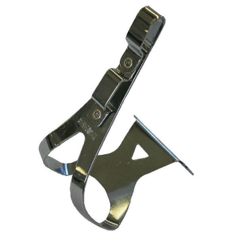 Twin Toe Clips Steel Large/Deep