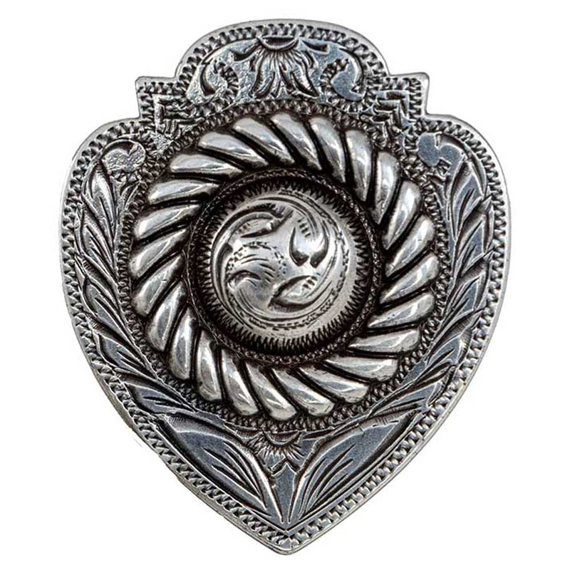 Arrowhead Concho With Rope Center