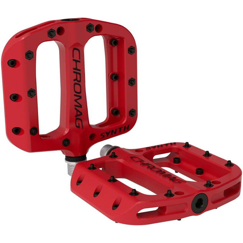 Chromag Synth Pedals – Platform Composite 9/16″ Red