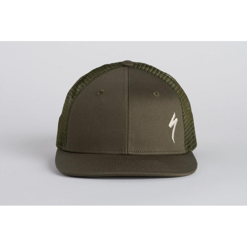 S-Logo Trucker Hat Green