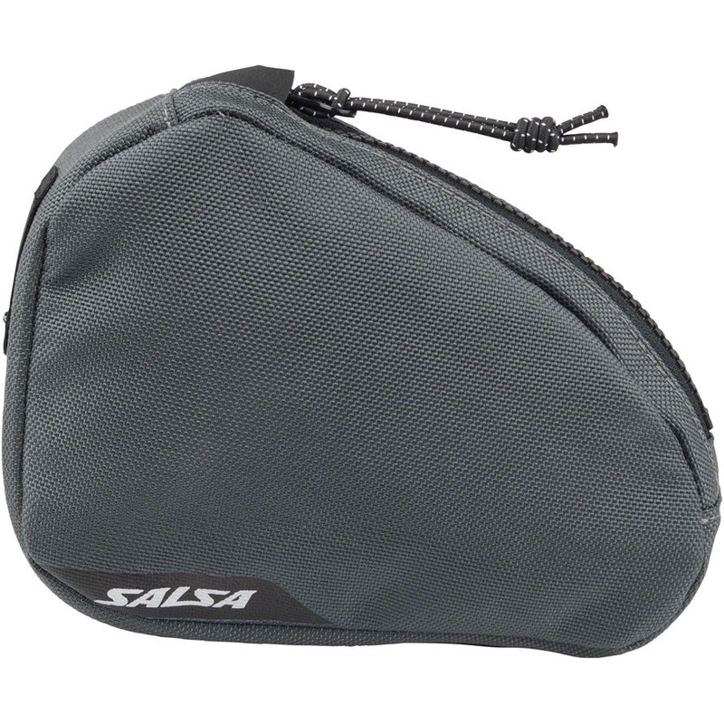 Salsa EXP-R Series Cattail Rear Top Tube Bag – Gray