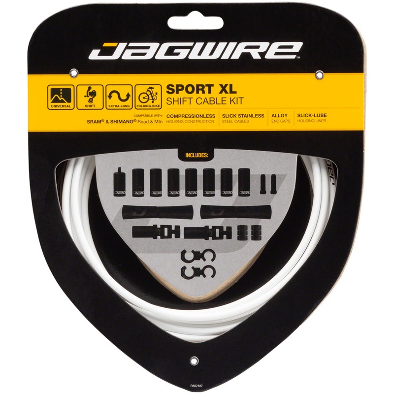 Jagwire Sport XL Shift Cable Kit SRAM/Shimano White