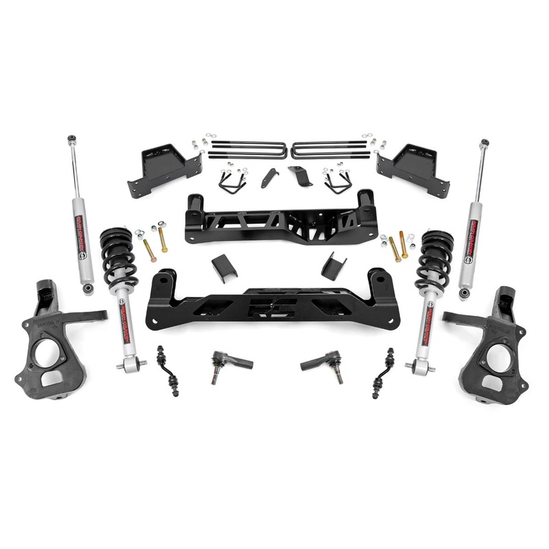 Rough Country | 7 Inch Lift Kit | Cast Steel | N3 Struts | Chevy/GMC 1500 (14-18 & Classic) | 23733