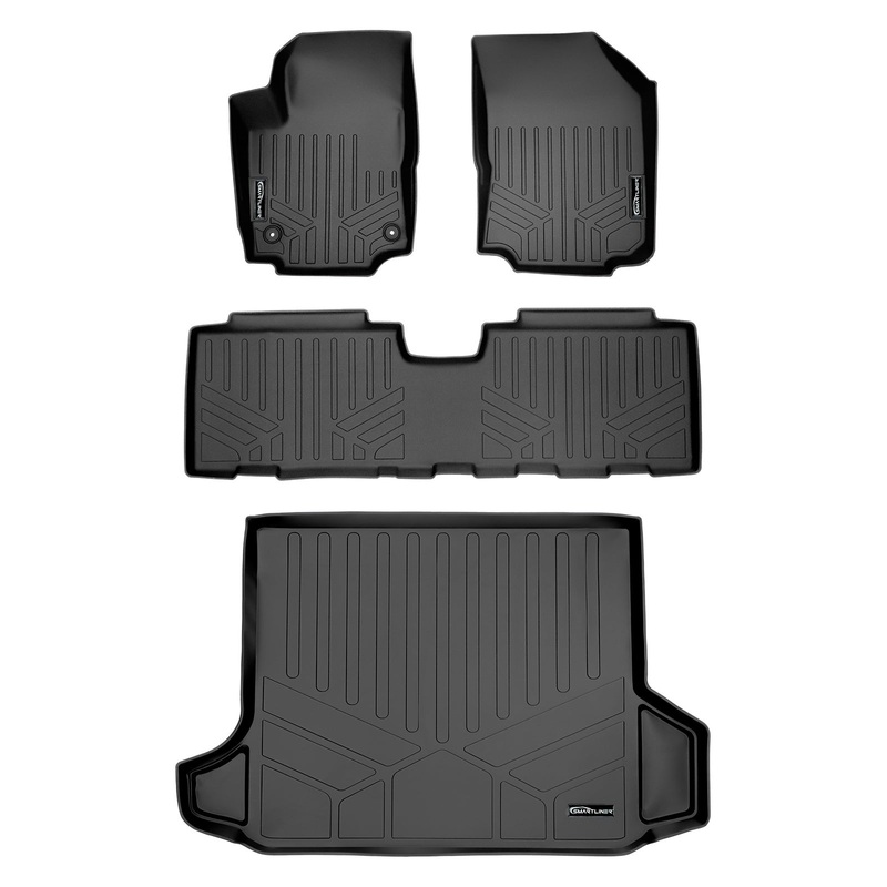 SMARTLINER Custom Fit Floor Liners For 2018-2024 Chevrolet Equinox Black
