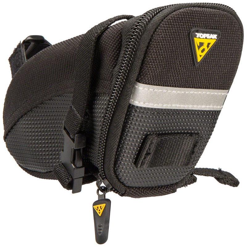Topeak Aero Wedge Seat Bag – Strap-on Small Black