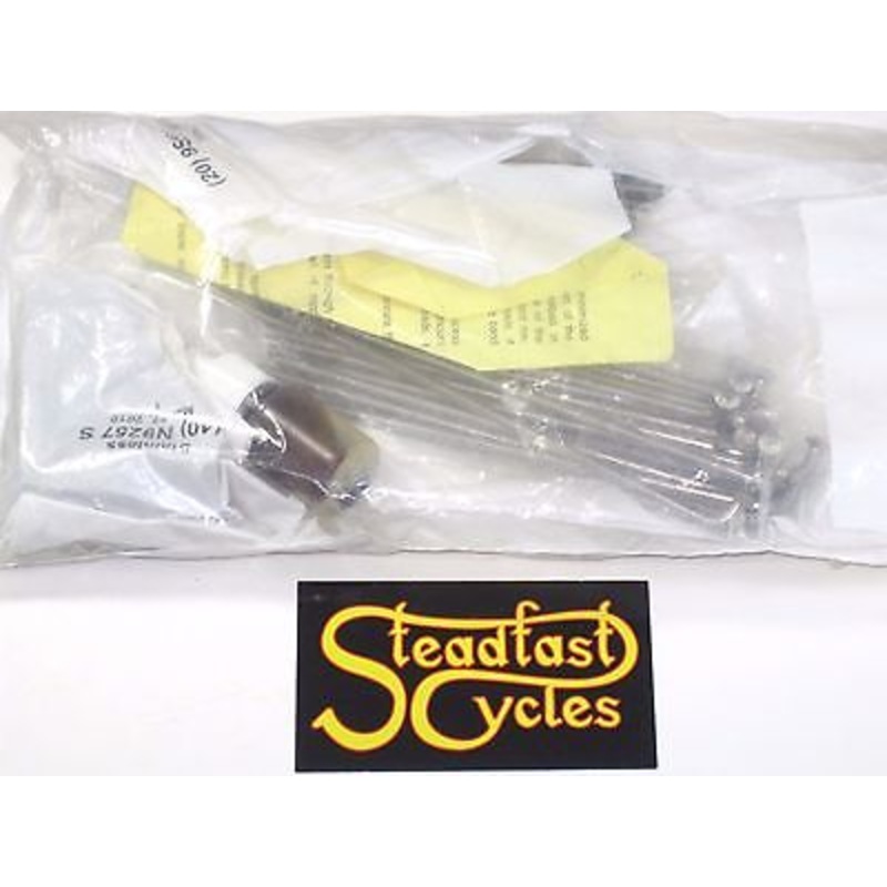 BSA A65 Spitfire & DBD GS Front drum wheel spokes 19″ 190MM racing hub