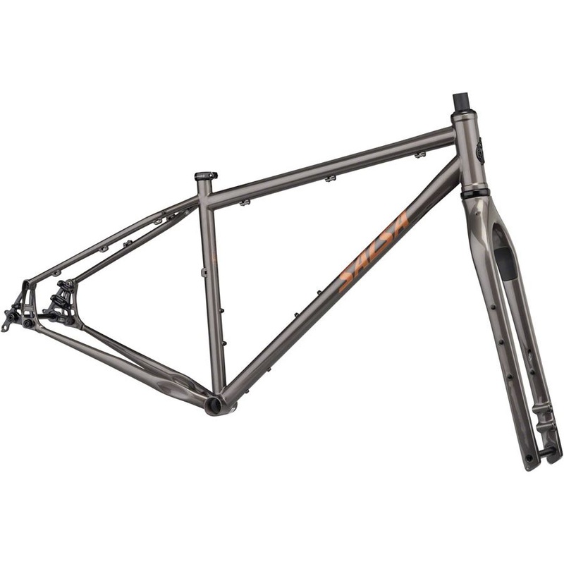 Salsa Fargo Frameset – 29, Steel, Graphite, Small Graphite