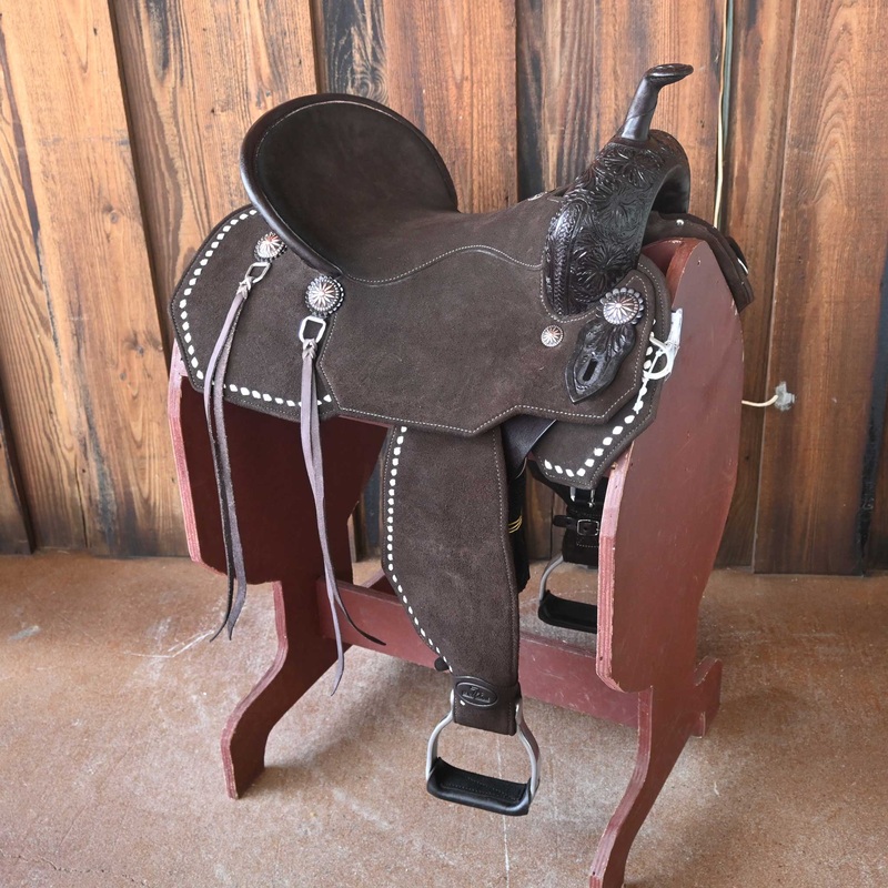 15″ SEVEN LIGHTWEIGHT WOOD TREE BARREL SADDLE