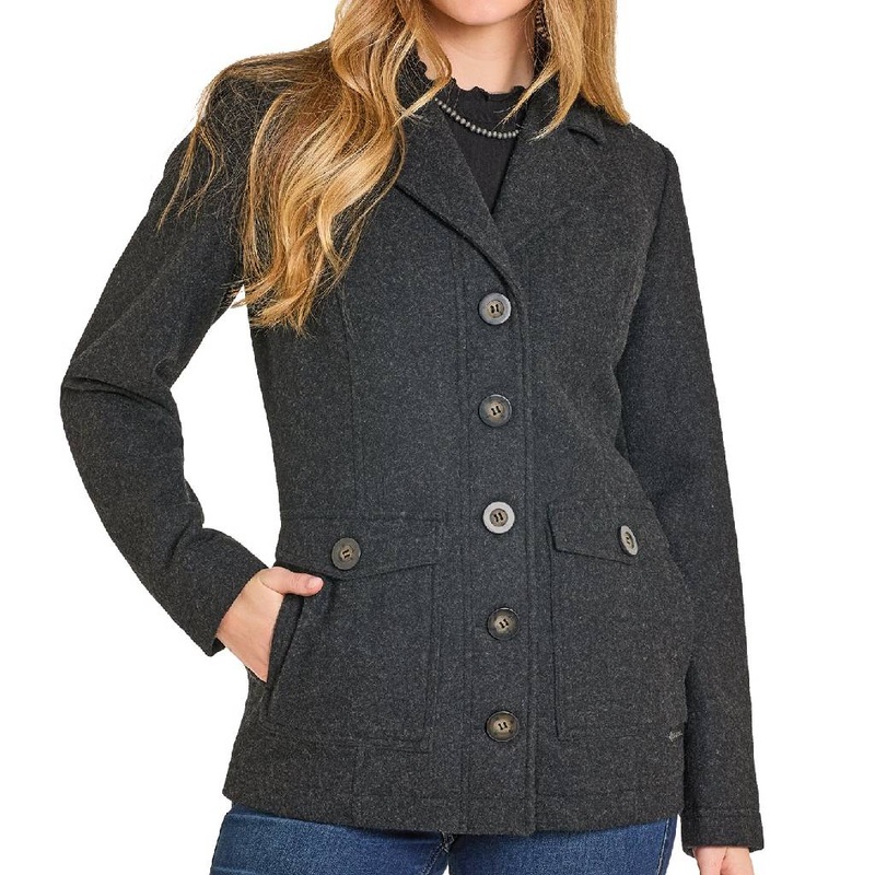 Panhandle Slim Women’s Heather Wool Coat