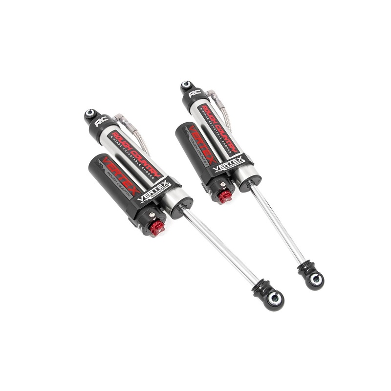Rough Country | Vertex 2.5 Adjustable Rear Shocks | 3.5-7.5″ | Chevy/GMC 2500HD/3500HD (11-25) | 699011