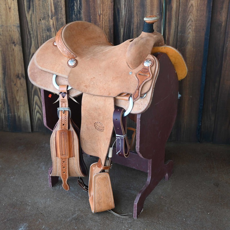 15.5″ TESKEY’S TEAM ROPING SADDLE