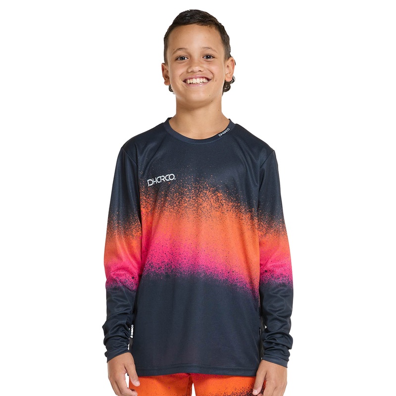 DHaRCO Youth Gravity Long Sleeve Jersey – Youth XL – Black Snake