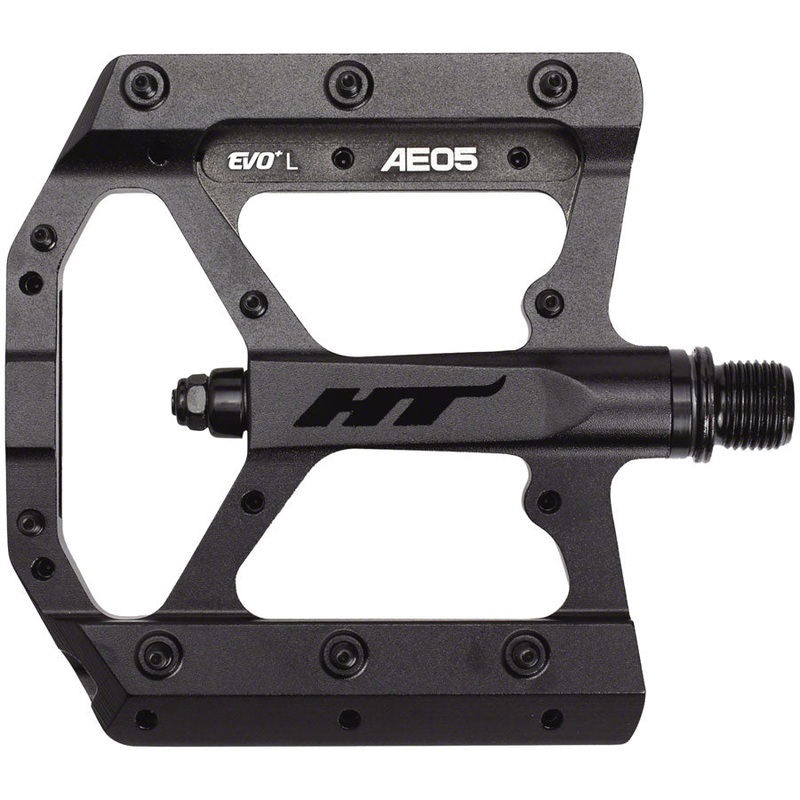 HT Components AE05(EVO+) Pedals – Platform, Aluminum, 9/16″, Stealth Black