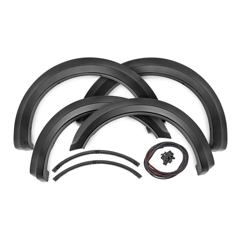 Rough Country | Fender Flares | Sport | D1 Stone Gray | Ford F-150 2WD/4WD (2018-2020) | S-F11811-D1