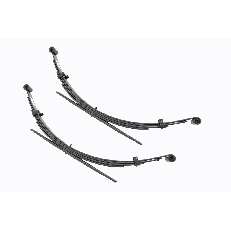 Rough Country | Rear Leaf Springs | 4″ Lift | Pair | Dodge/Plymouth Trailduster (74-81)/W100 Truck (70-89)  | 8034Kit