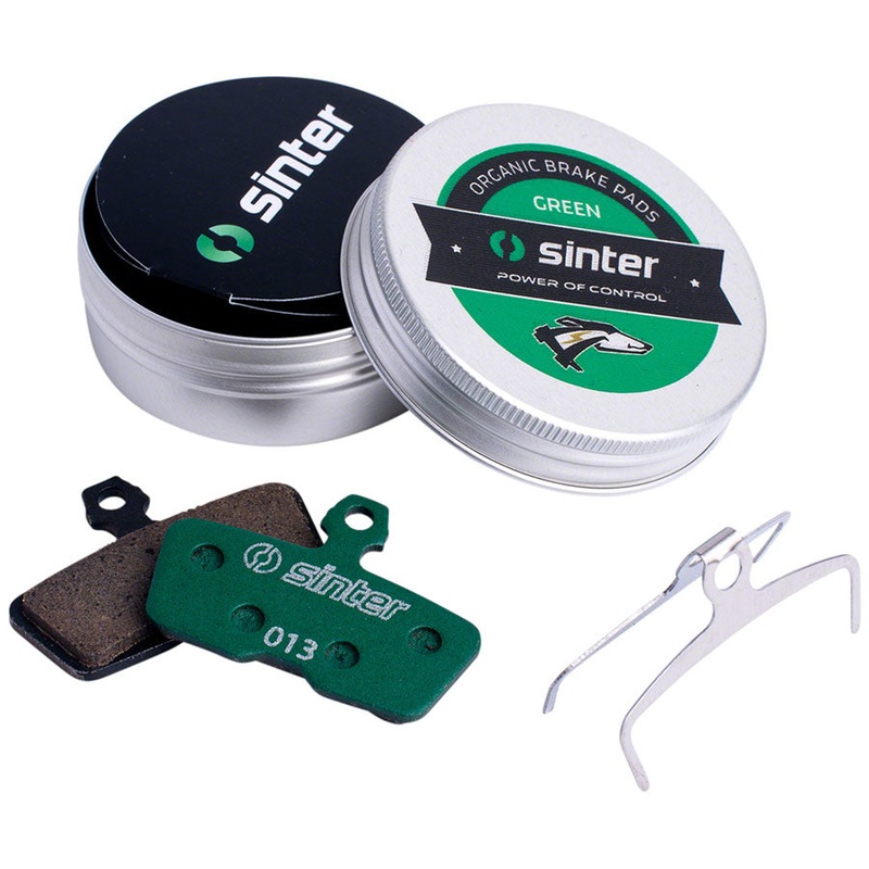 Sinter Green s2032 Compound Organic Disc Brake Pads – Avid/SRAM, Sinter Type 013, One Pair