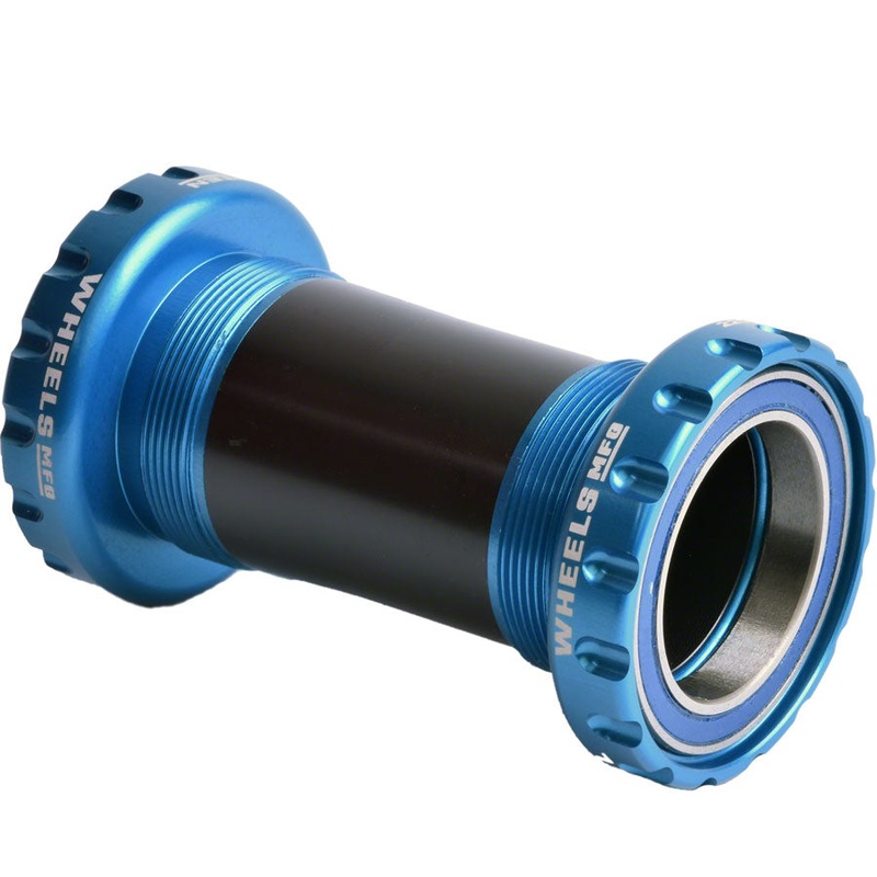 Wheels Manufacturing BSA 30 Bottom Bracket – English BSA Frame Interface ABEC-3 Bearings For 30mm Spindle Teal