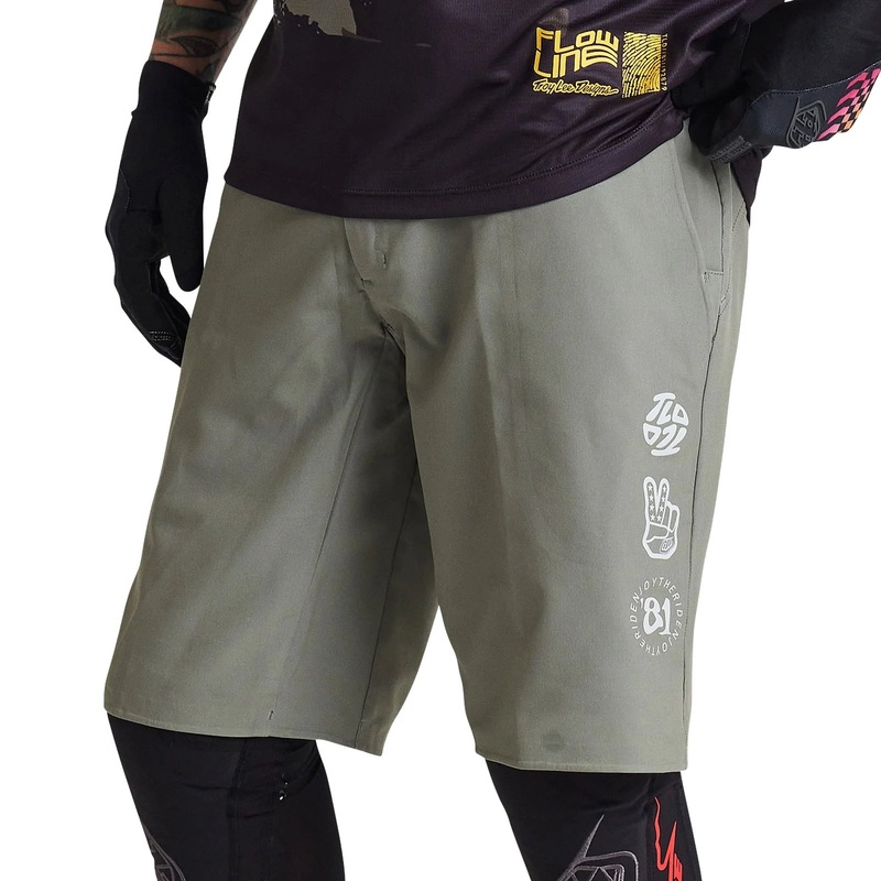 TLD Flowline Superlyte Shorts – XL-36 – Mono Olive