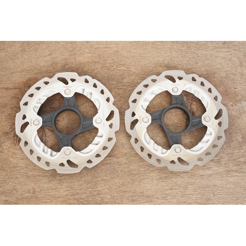 (2) 140mm Shimano SM-RT99 Center Lock Disc Brake Rotors Road Gravel CX MTB