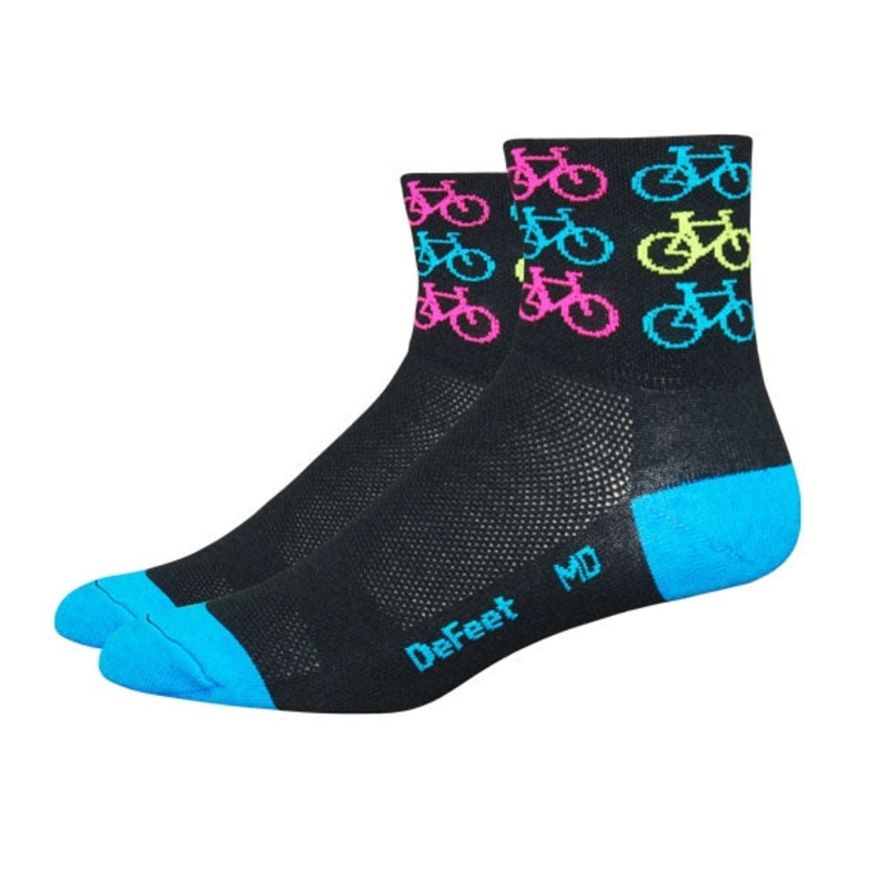 DeFeet Aireator 3″ Cool Bikes Socks
