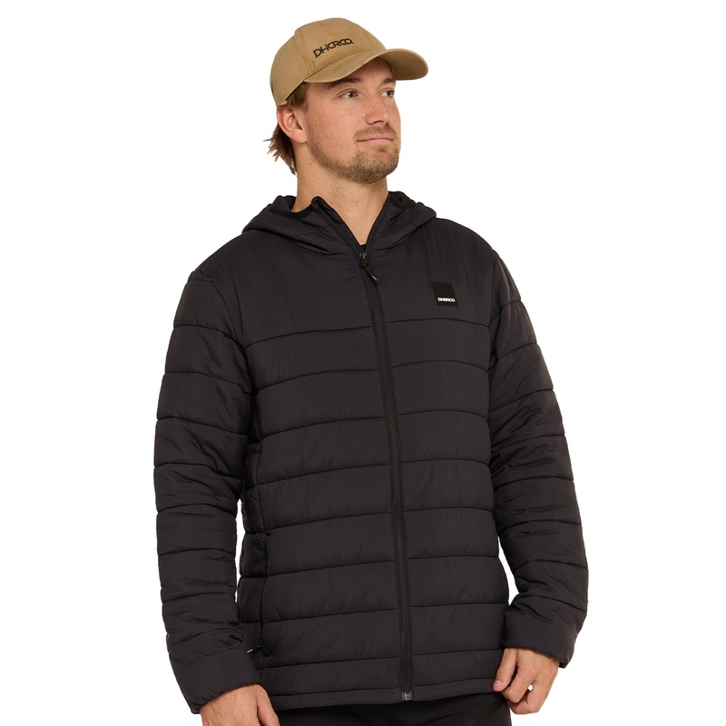 DHaRCO Mens Puffer Jackets – S – Black