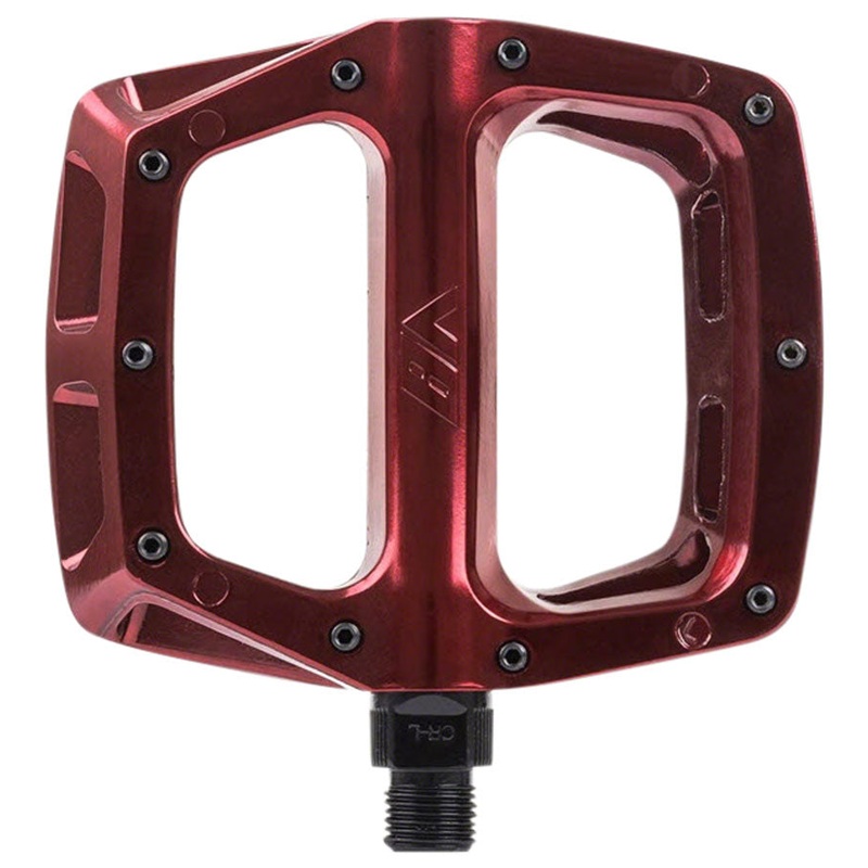 DMR V8 Pedals – Platform, Aluminum, 9/16″, Electric Red