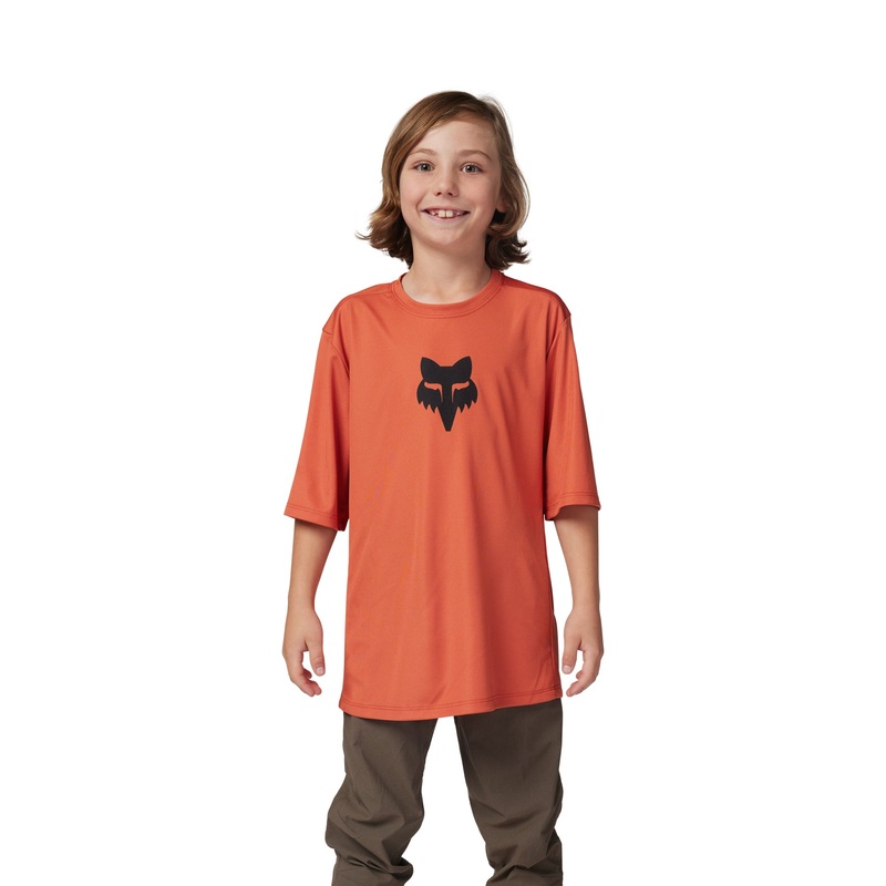 Fox Ranger Youth Short Sleeve Jersey – Youth L – Atomic Orange